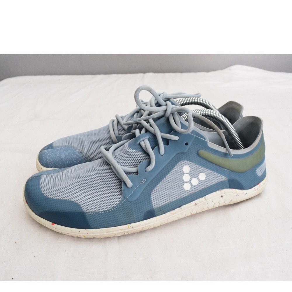 Vivobarefoot Primus Lite III Blue Grey Barefoot Running Shoes 10.5 Women Size 42